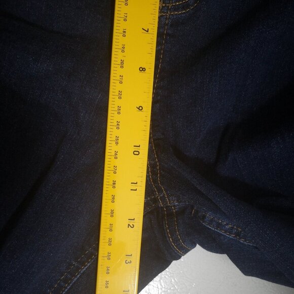 DC Jeans Ladies Size 22 Petite Dark Wash Straight Leg Jeans - Picture 13 of 14